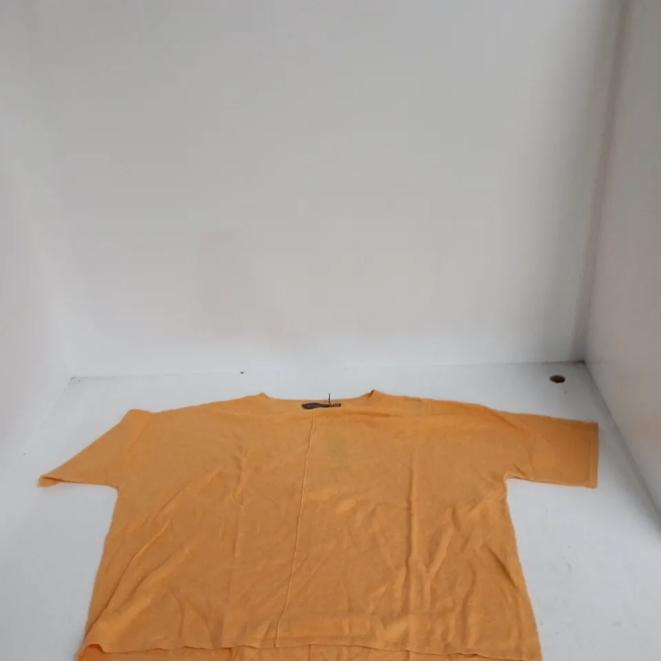 RUTH LANGSFORD ORANGE KNIT TOP – WOMEN’S CLOTHING 2XL