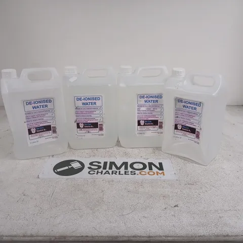 4X DE-IONISED WATER - COLLECTION ONLY