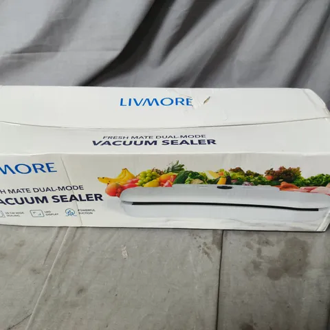 LIVMORE FRESH MATE DUAL-MODE VACUUM SEALER – BOXED