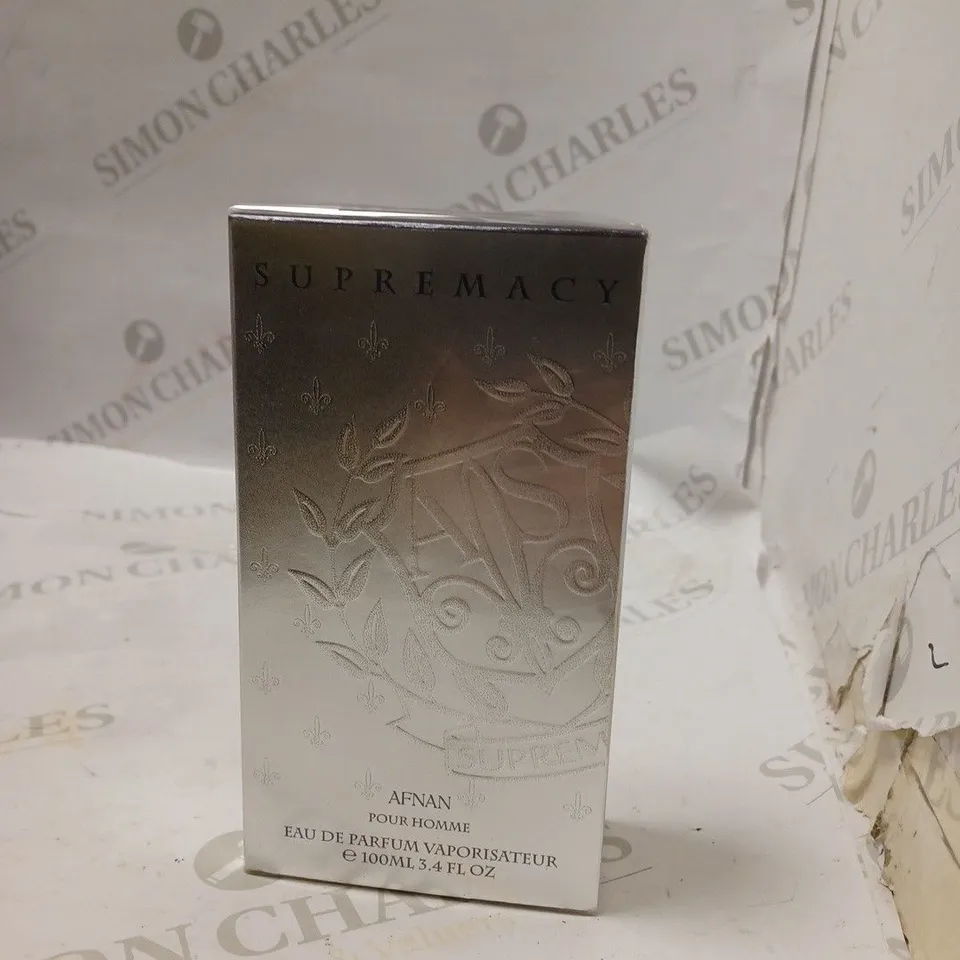 BOXED AND SEALED AFNAN SUPREMACY SILVER POUR HOMME EAU DE PARFUM 100ML