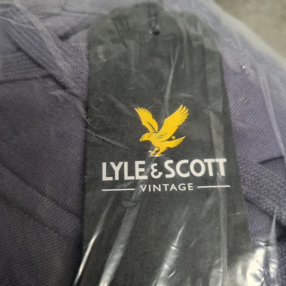 LYLE & SCOTT VINTAGE ZIP-THROUGH HOODIE – GRAYSTONE, XL