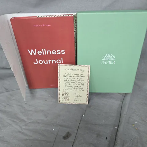WELLNESS JOURNAL BY NADINE BROWN IN BOX