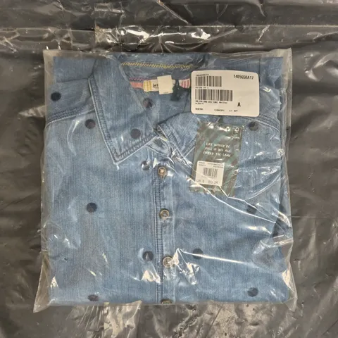 SEALED WHITE STUFF EVA EMBROIDERED DENIM TUNIC SIZE UK 8