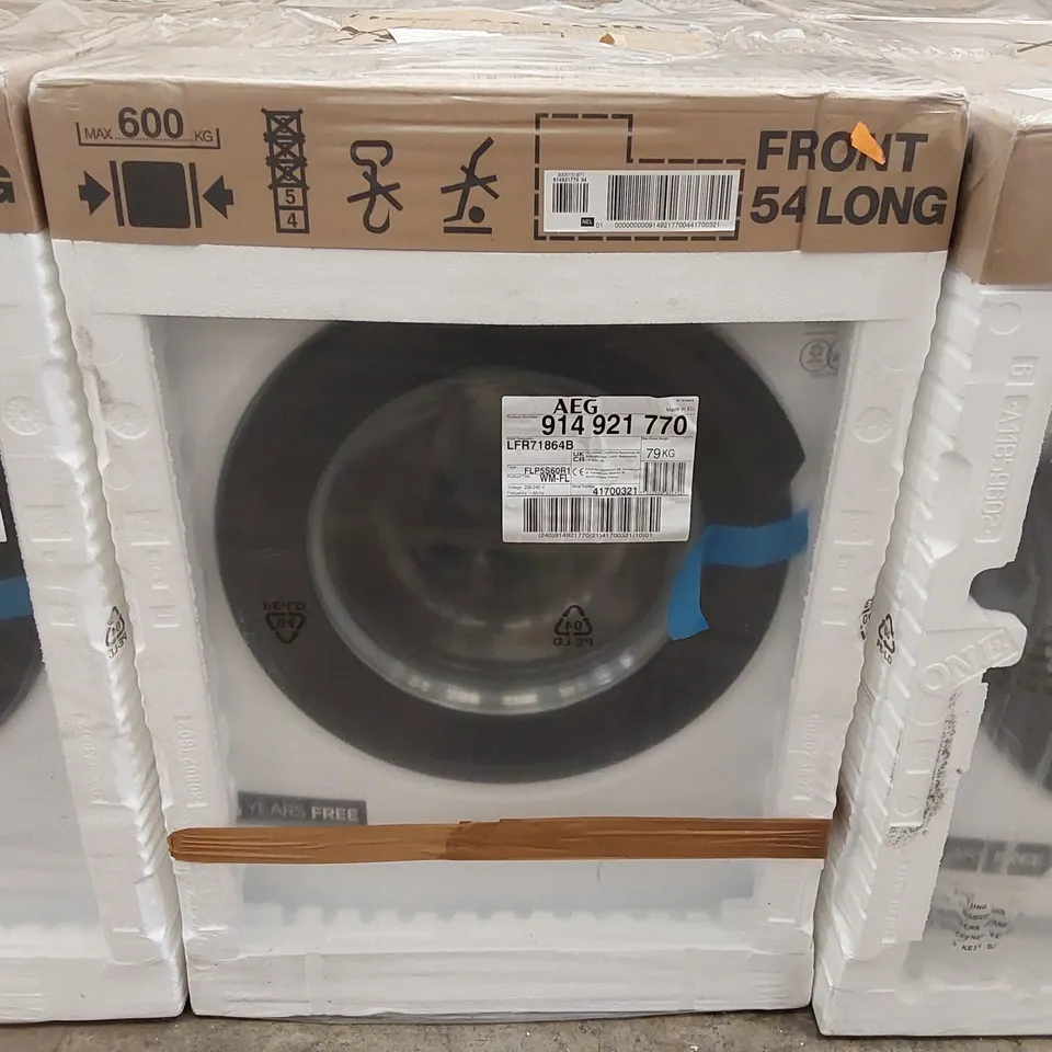 AEG 7000 SERIES PRO STEAM 8Kg WASHING MACHINE WHITE Model LFR71864B RRP £709