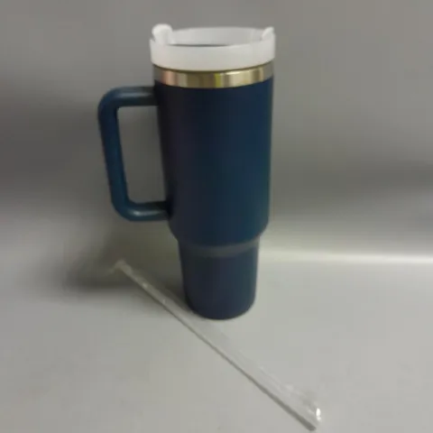 LOT OF 6 TALL DRINKING FLASKS WITH STRAWS. VARIOUS COLOURS