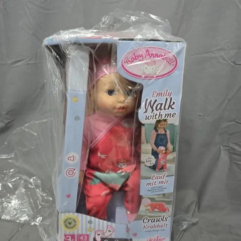 BABY ANNABELL EMILY WALK WITH ME DOLL 