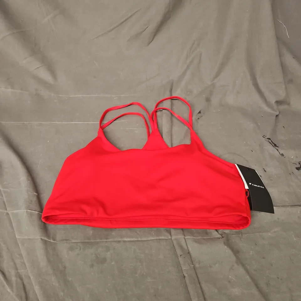 FABLETICS SPORTS BRA IN RED SIZE L