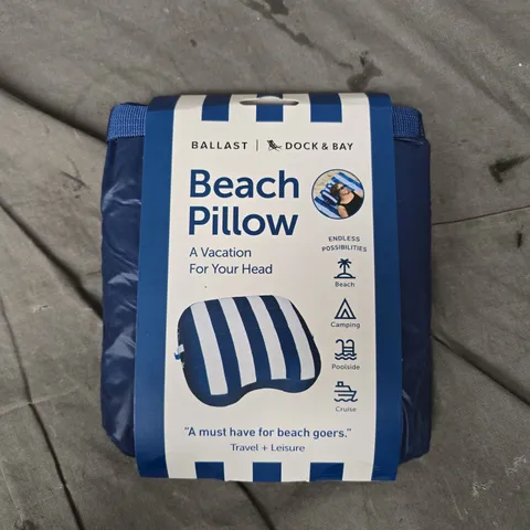 BALLAST DOCK & BAY BEACH PILLOW 