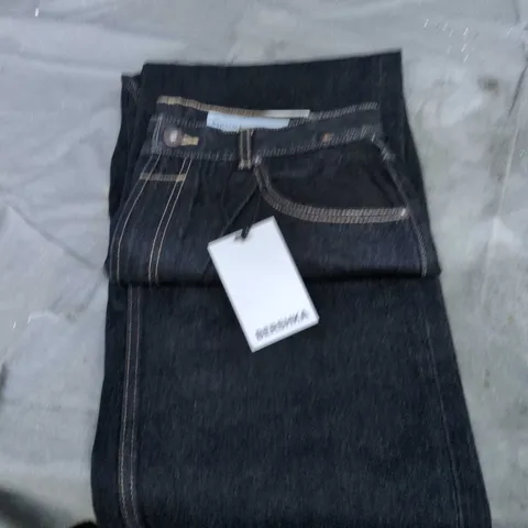 BERSHKA JEANS - DARK DENIM, MEN'S UK 32 (EU 42 / US 32)