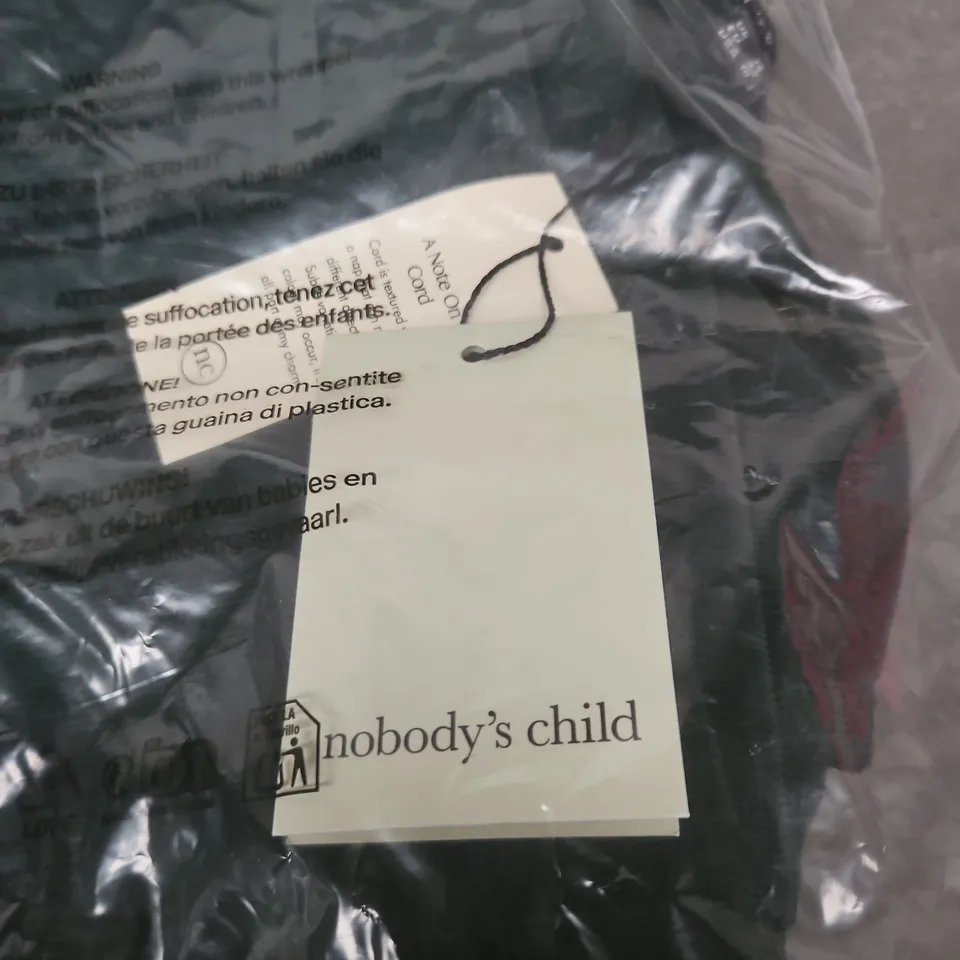 NOBODY'S CHILD NILA PINAFORE MINI DRESS – GREEN, UK 14 (EU 42, US 10)