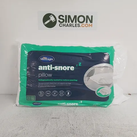 SILENTNIGHT ANTI-SNORE PILLOW β GREEN PACKAGING, IN PLASTIC WRAP