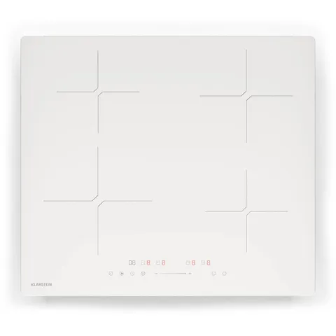 KLARSTEIN POWERGLIDE 60CM 4 RING INDUCTION HOB WHITE
