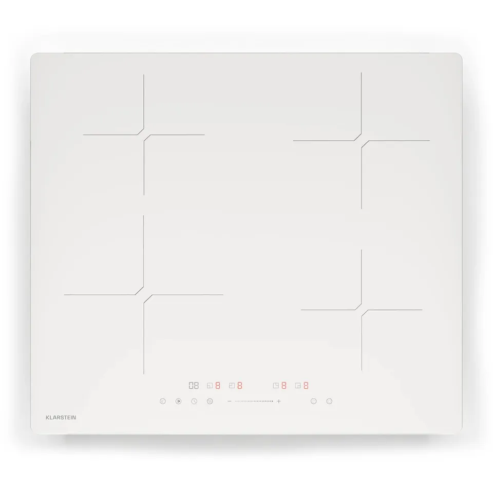 KLARSTEIN POWERGLIDE 60CM 4 RING INDUCTION HOB WHITE
