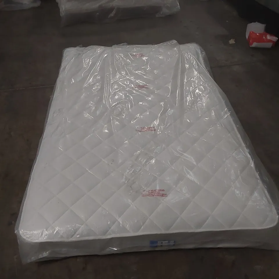 QUALITY BAGGED 120CM AIRSPRUNG MICRO QUILT SMALL DOUBLE MATTRESS