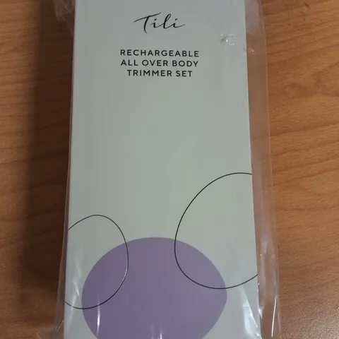 LOT OF 30 BRAND NEW TILI RECHARGABLE ALL OVER BODY TRIMMERS SETS