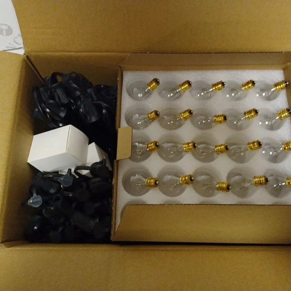 BRIGHTOWN CLEAR G40 GLOBE STRING LIGHTINDOOR/OUTDOOR USE 