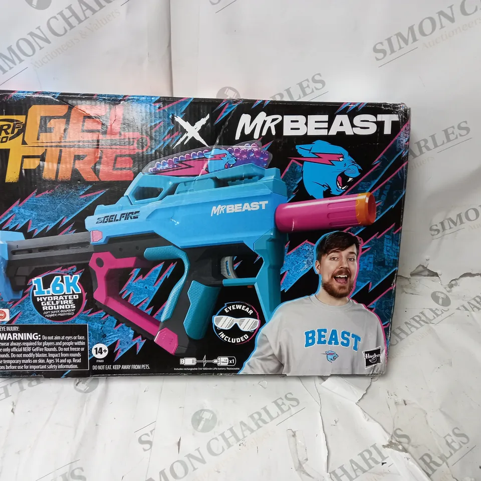 BOXED NERF PRO GELFIRE MRBEAST RRP £65.99