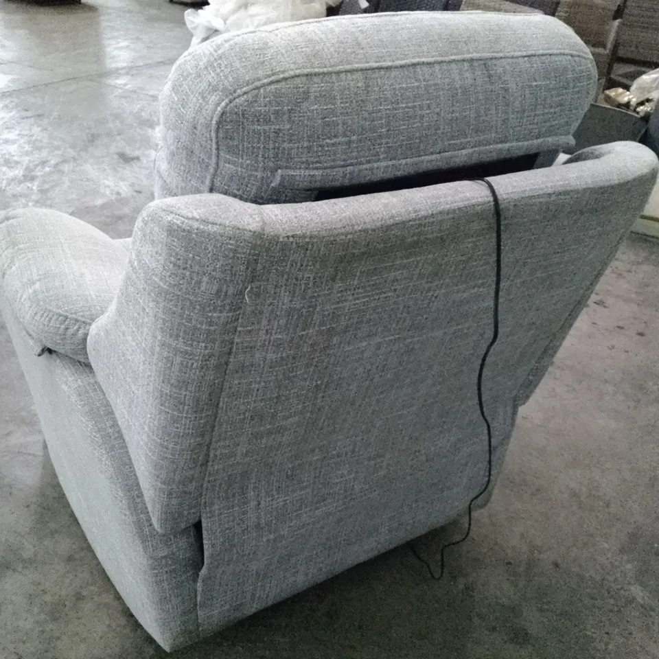 QUALITY DESIGNER G-PLAN KINGSBURY ELECTRIC RECLINER CHAIR - BEACH DUCK EGG