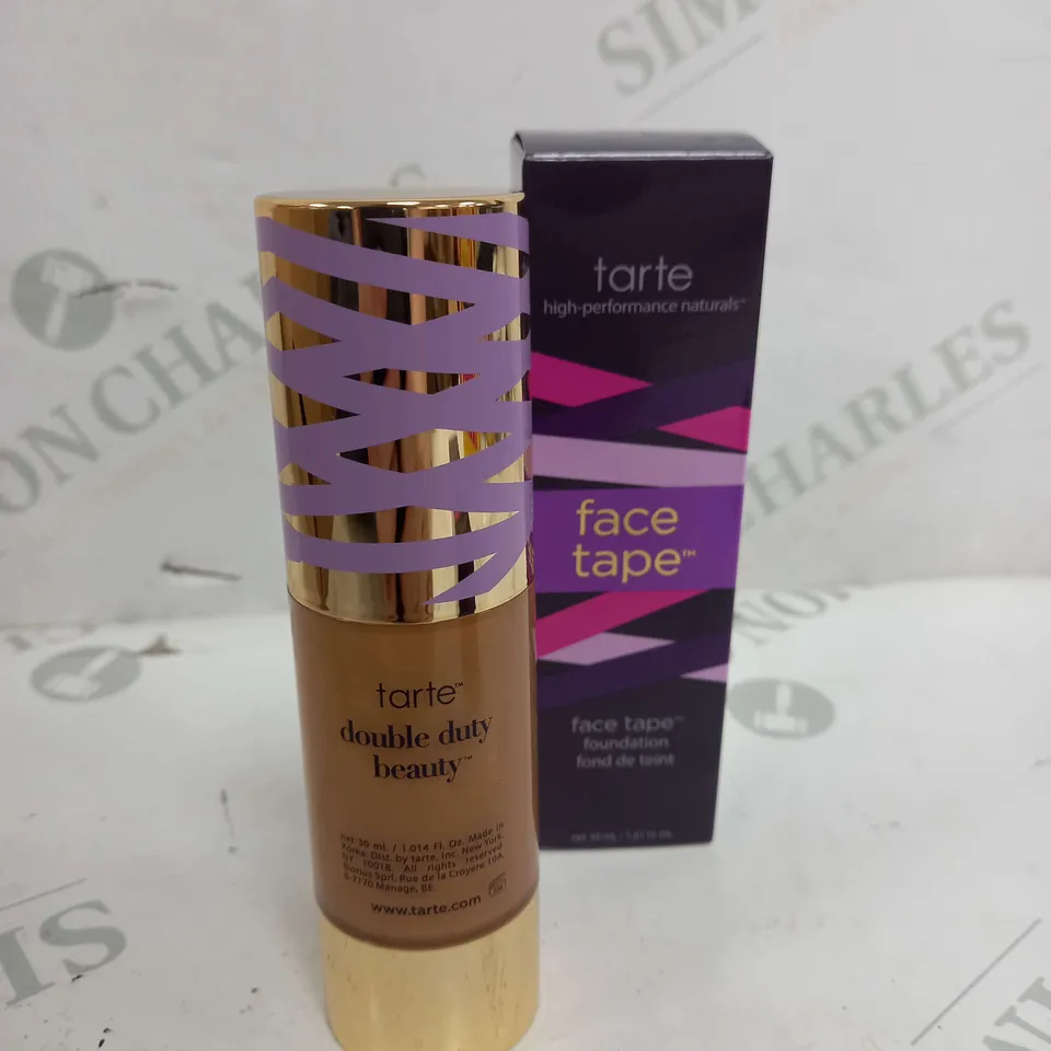 BOX OF 7 TARTE FACE TAPE FOUNDATION 30ML TO INCLUDE 47N DEEP NEUTRAL, 57N RICH NEUTRAL, 22B LIGHT BEIGE ETC