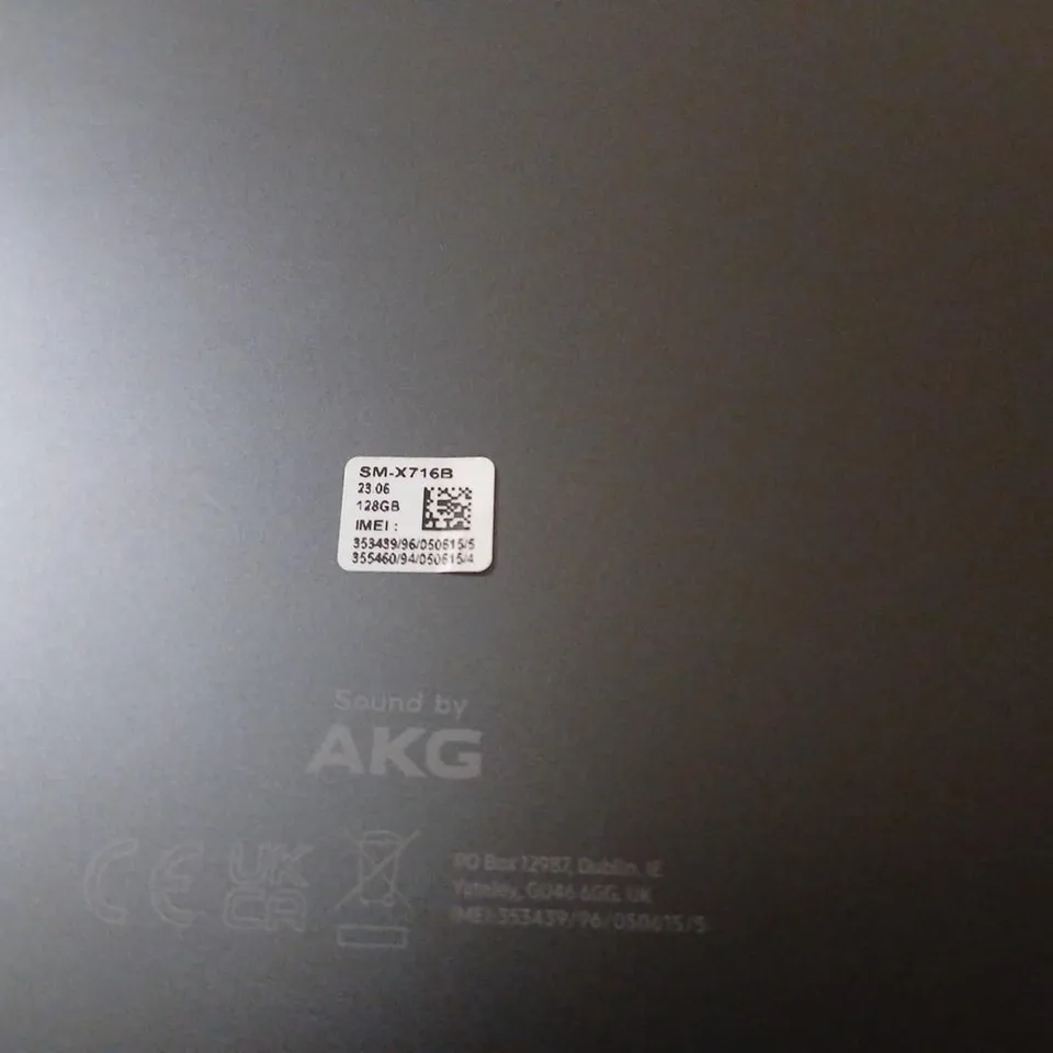 SAMSUNG GALAXY TAB S9 SM-X716B – BLACK, AKG SOUND