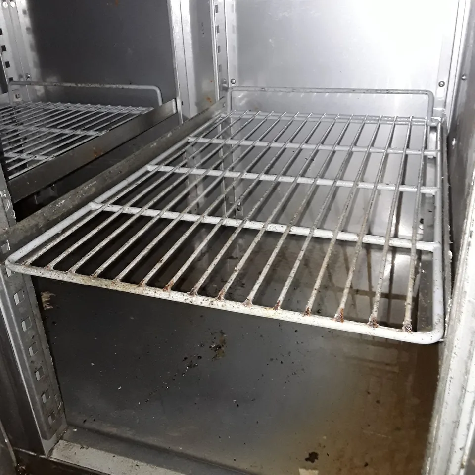 LINCAT GENFROST GPR3800 3 DOOR PREP COUNTER WITH RAISED TOPPING WELL