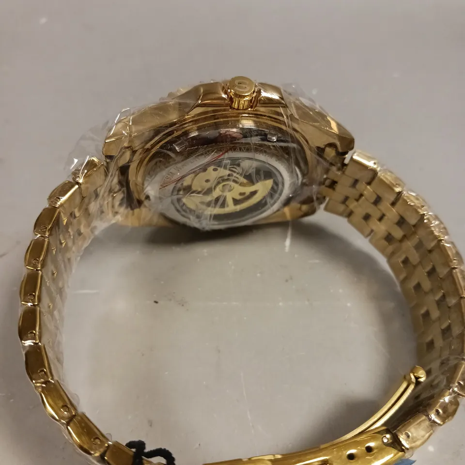 SAMUEL JOSEPH SKELETON MECHANISM EXHIBITION BACK CASE WATCH 