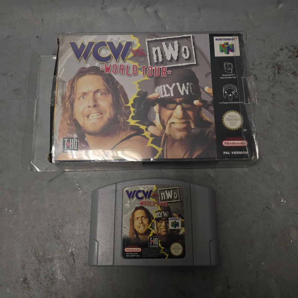 BOXED WCW VS NWO WORLD TOUR FOR NINTENDO 64