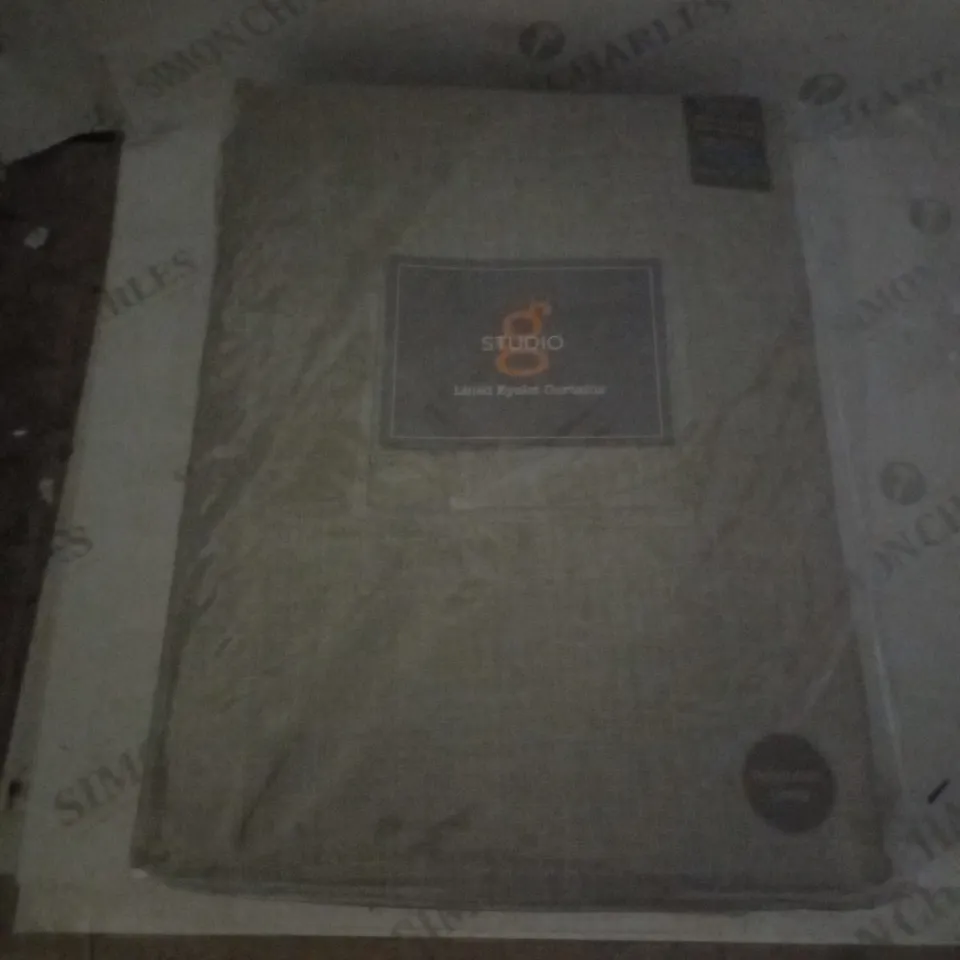 STUDIO G ELBA LINED EYELET CURTAIN 66X90 RRP £169.99
