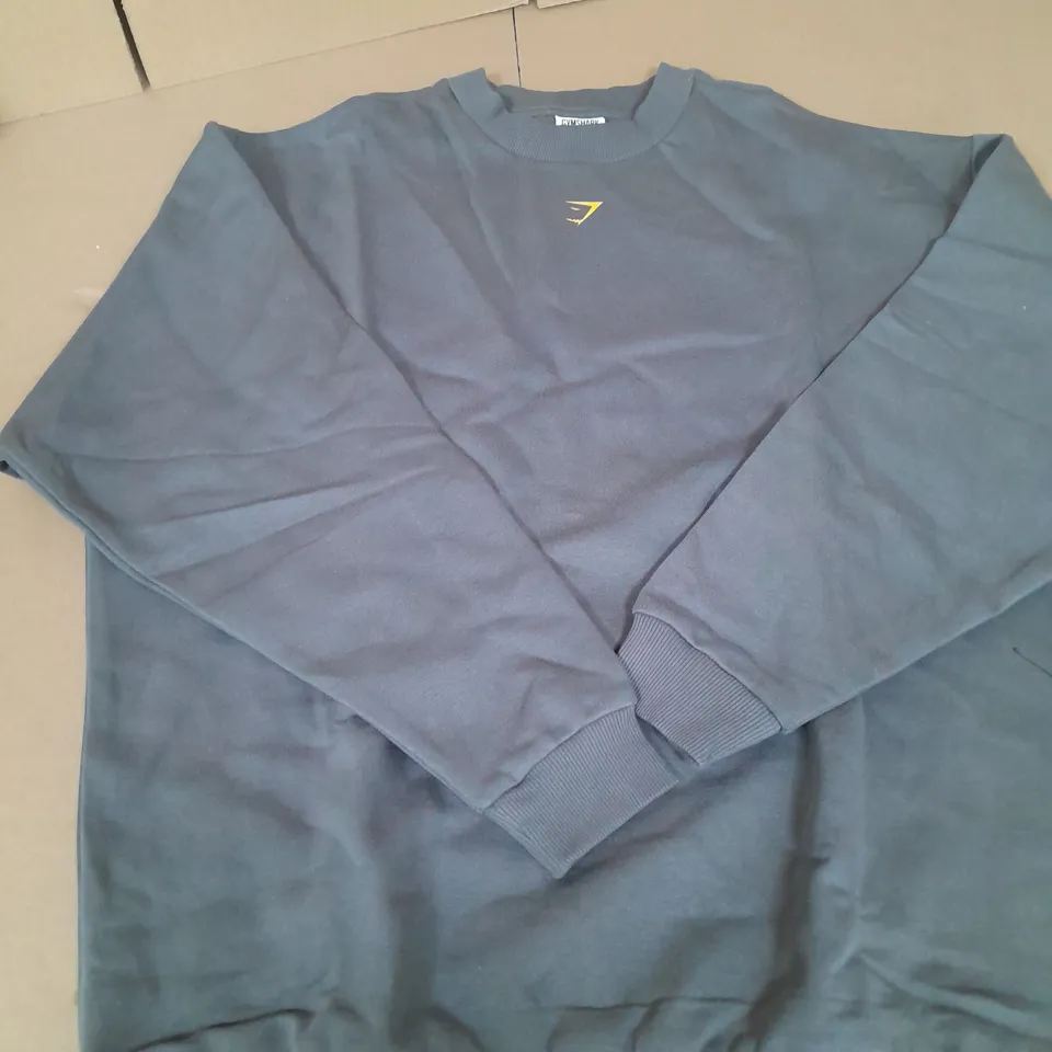 GYMSHARK OVERSIZED CREW NECK SIZE XS