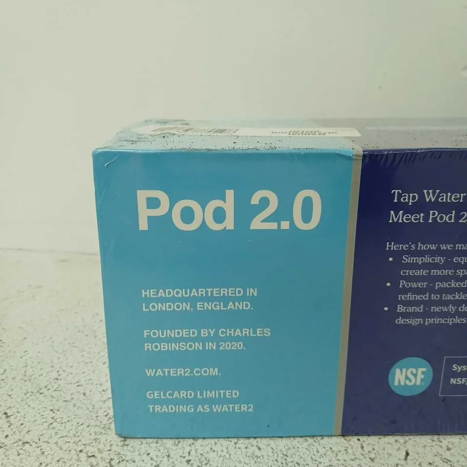 WATER2 POD 2.0 – WATER FILTRATION POD (BOXED, UK STOCK) 