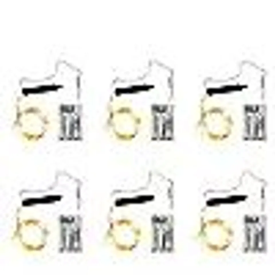 HOME STORIES 195CM SET OF 6 SWIRL BATTERY OPERATED LIGHT STRAND