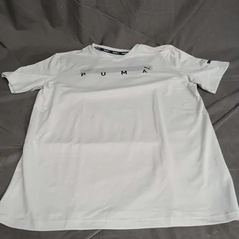 PUMA FIT CLOUDSPUN TEE IN VAPOR GREY SIZE M