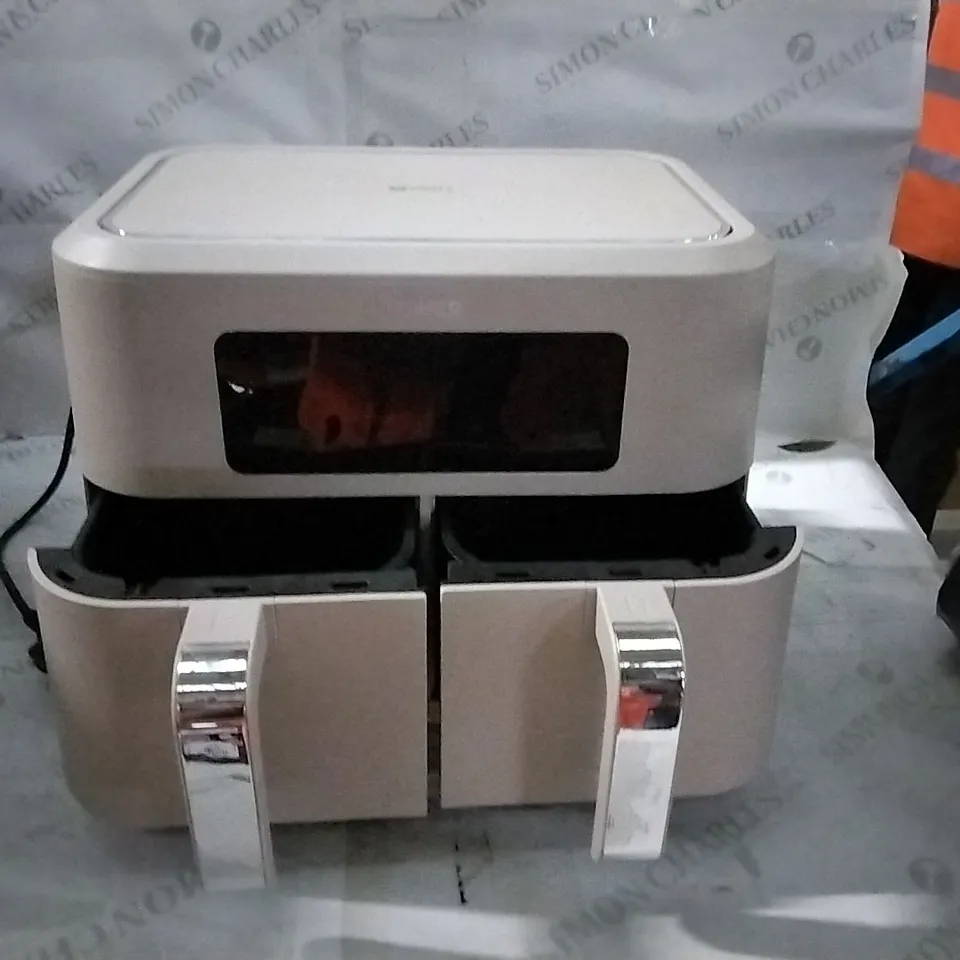 BOXED TOWER LATTE 8.5 LITRE DUAL AIR FRYER
