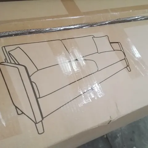 BOXED NURITH UPHOLSTERED SOFA -BLUE-