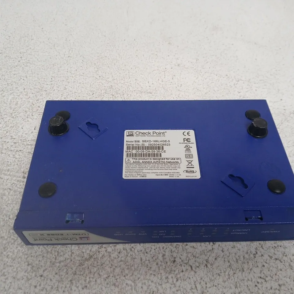 CHECK POINT UTM-1 EDGE X SECURITY GATEWAY APPLIANCE