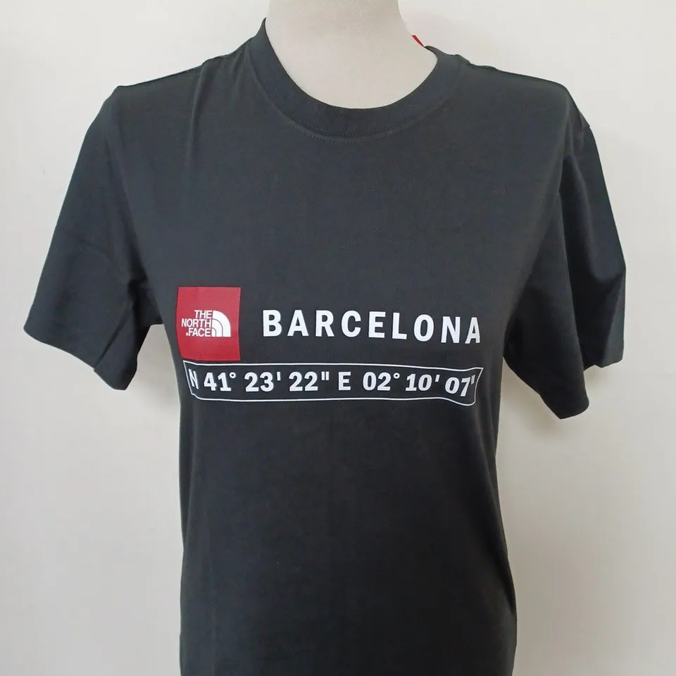 THE NORTH FACE BARCELONA T-SHIRT IN BLACK SIZE XS
