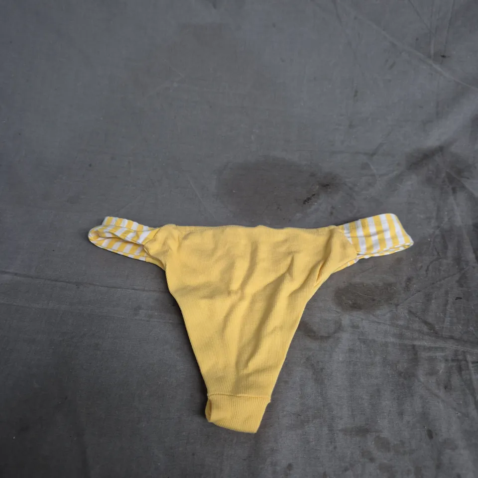 PURE EARTCH COLLECTION BANDEAU BIKINI BOTTOM YELLOW – SIZE S/M