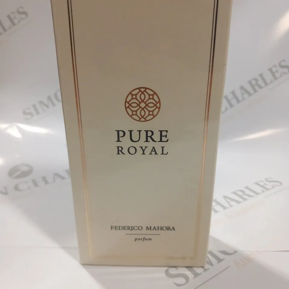 BOXED AND SEALED FEDERICO MAHORA PURE ROYAL PARFUM 50ML