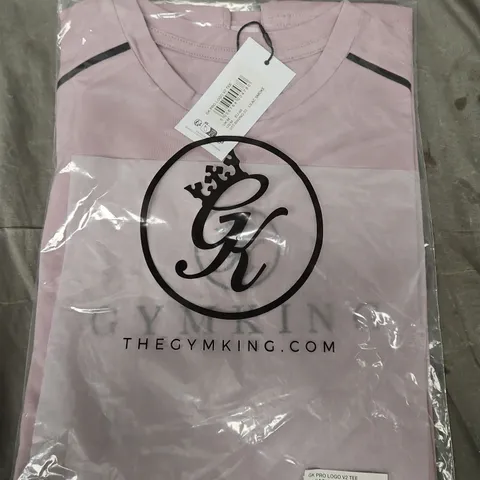 GYM KING PRO LOGO V2 TEE – LILAC SMOKE, SIZE M