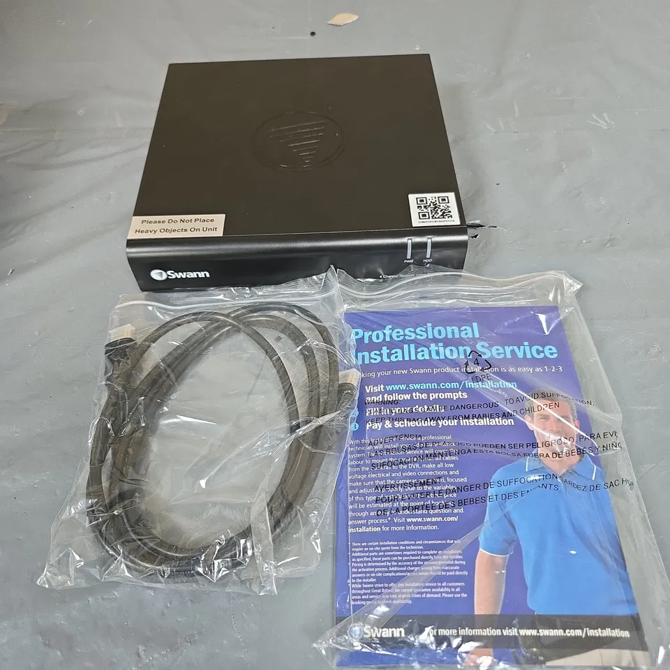 SWANN 4-CHANNEL NETWORK VIDEO RECORDER (NVR) – BLACK