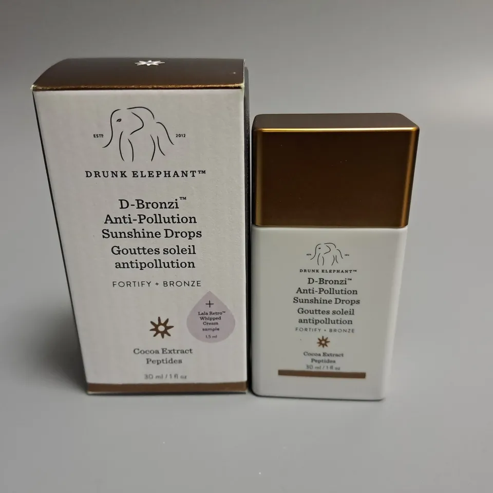DRUNK ELEPHANT 30ML D-BRONZI ANTO POLLUTION SUNSHINE DROPS