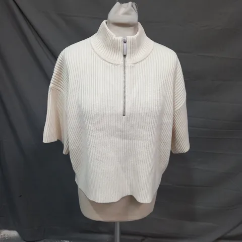 SWEATY BETTY RETREAT RIB SWEATER - LARGE