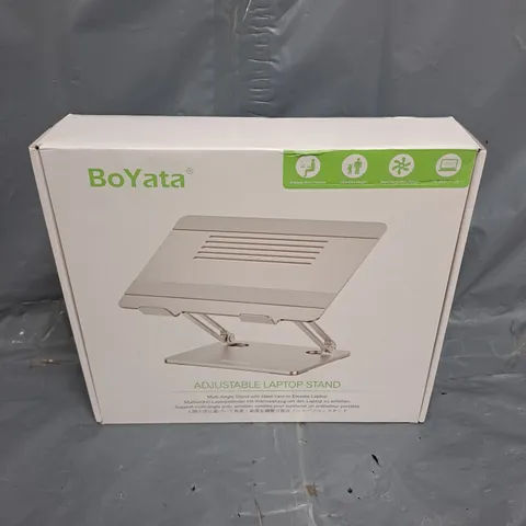BOXED BOYATA ADJUSTABLE LAPTOP STAND 