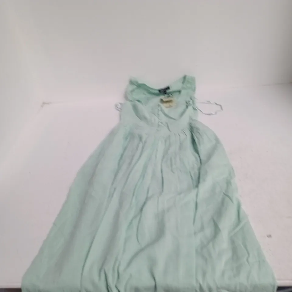 NOBODY'S CHILD MINT GREEN DRESS, UK 4 (EU 32), MADE IN INDIA
