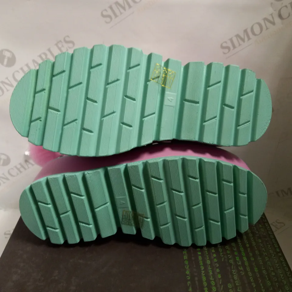 KOI VEGAN NYOKA RAINBOW PASTEL SANSALS - SIZE 4