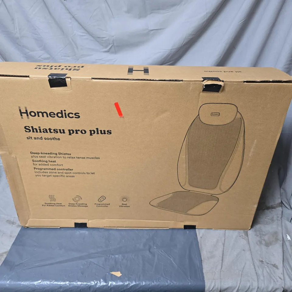 BOXED HOMEDICS SBM-350H SHIATSU PRO PLUS MASSAGER