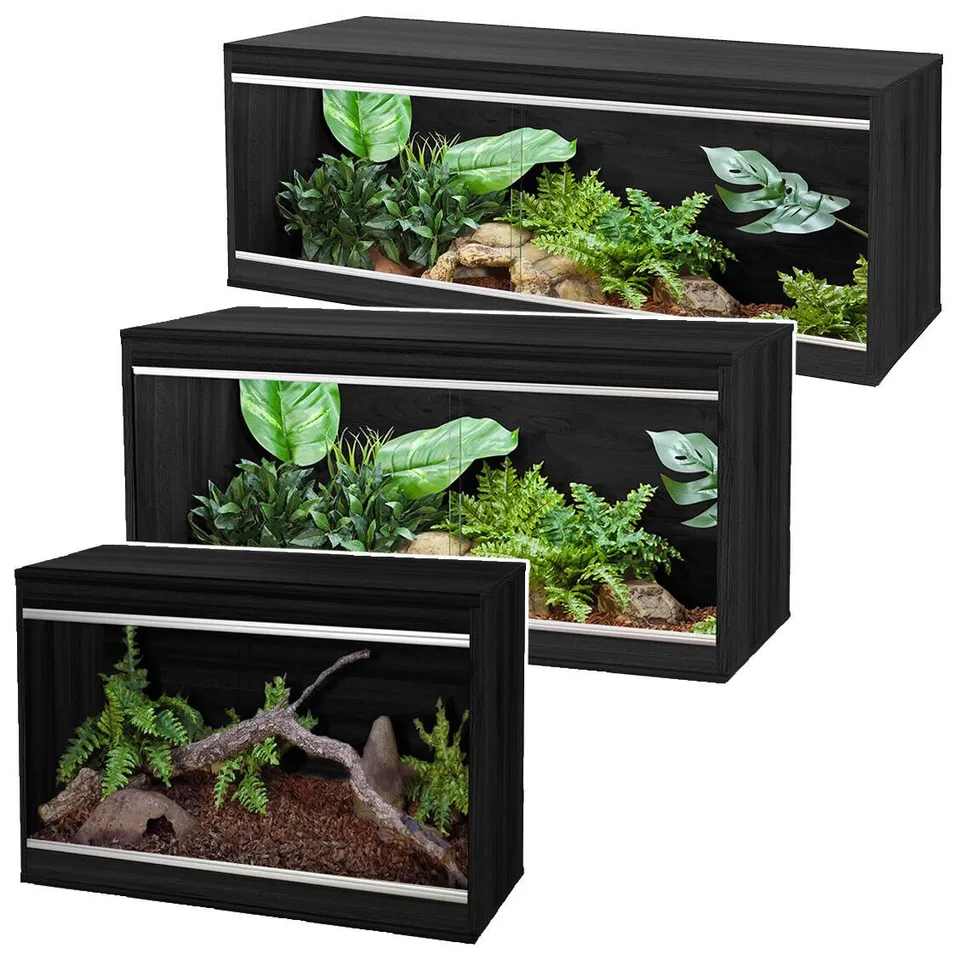 BOXED VIVEXOTIC VIVARIUM IN BLACK