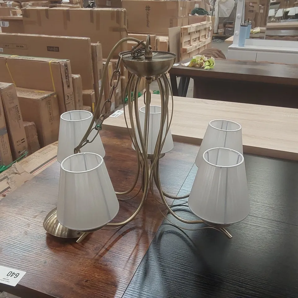 DESIGNER 5-LIGHT CHANDELIER