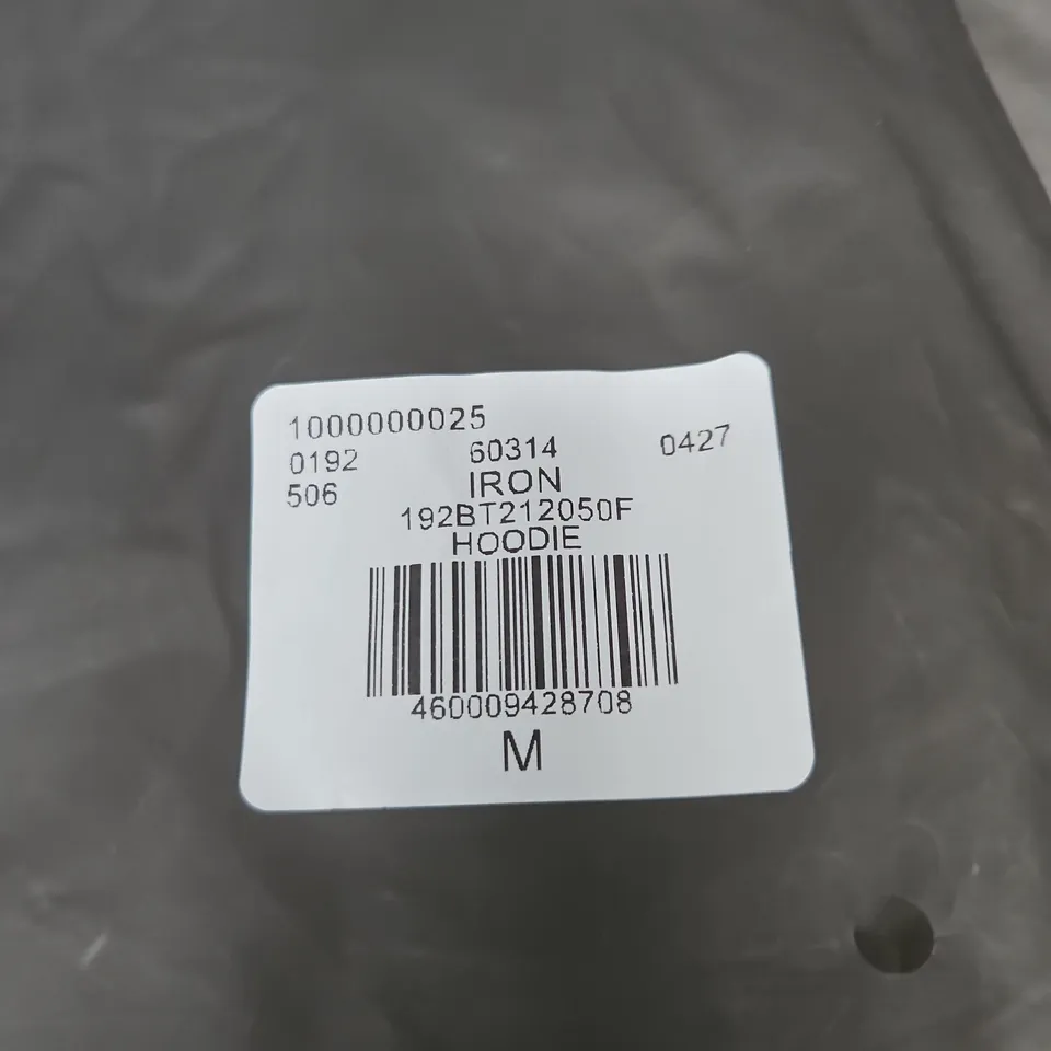 ESSENTIALS FEAR OF GOD HOODIE IRON MEDIUM