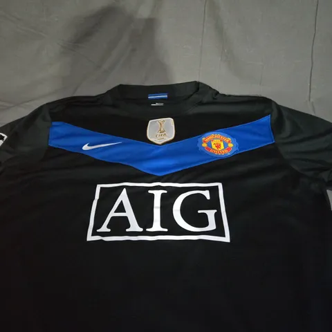 MANCHESTER UNITED FC AWAY JERSEY - SCHOLES 18 - SIZE L